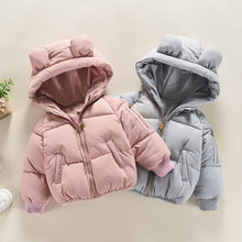 Load image into Gallery viewer, Smiley face Outdoor Thick Kids Coat