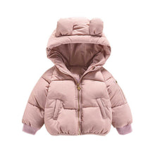 Load image into Gallery viewer, Smiley face Outdoor Thick Kids Coat