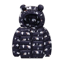 Load image into Gallery viewer, Thick Ears Hooded Newborn Jacket Outwear