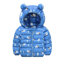 Load image into Gallery viewer, Thick Ears Hooded Newborn Jacket Outwear
