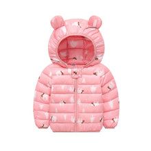 Load image into Gallery viewer, Thick Ears Hooded Newborn Jacket Outwear
