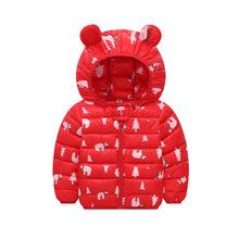 Load image into Gallery viewer, Thick Ears Hooded Newborn Jacket Outwear