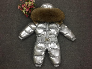 Russian Winter Boys Girls Romper