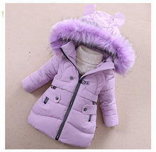 Load image into Gallery viewer, Thick Windproof Girl Winter Jackets For Girls