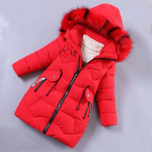 Load image into Gallery viewer, Thick Windproof Girl Winter Jackets For Girls