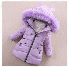 Load image into Gallery viewer, Thick Windproof Girl Winter Jackets For Girls