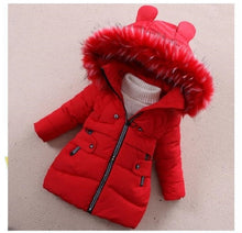 Load image into Gallery viewer, Thick Windproof Girl Winter Jackets For Girls
