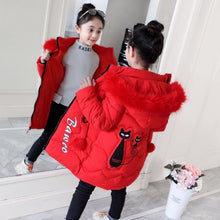 Load image into Gallery viewer, Thick Windproof Girl Winter Jackets For Girls