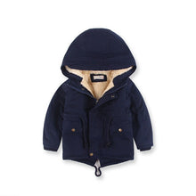 Load image into Gallery viewer, Winter Outdoor Fleece Jackets For Boys