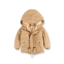 Load image into Gallery viewer, Winter Outdoor Fleece Jackets For Boys