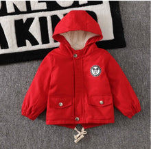 Load image into Gallery viewer, Winter Outdoor Fleece Jackets For Boys