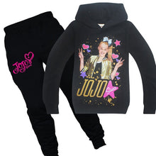 Load image into Gallery viewer, Toddler Girl Long Sleeve Tops Hooded + Pant
