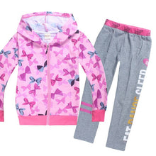 Load image into Gallery viewer, Toddler Girl Long Sleeve Tops Hooded + Pant
