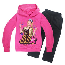 Load image into Gallery viewer, Toddler Girl Long Sleeve Tops Hooded + Pant