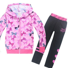 Load image into Gallery viewer, Toddler Girl Long Sleeve Tops Hooded + Pant