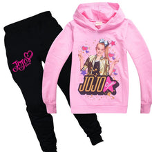 Load image into Gallery viewer, Toddler Girl Long Sleeve Tops Hooded + Pant