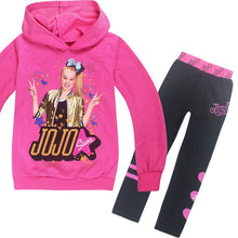 Load image into Gallery viewer, Toddler Girl Long Sleeve Tops Hooded + Pant