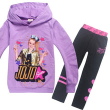 Load image into Gallery viewer, Toddler Girl Long Sleeve Tops Hooded + Pant