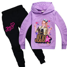 Load image into Gallery viewer, Toddler Girl Long Sleeve Tops Hooded + Pant