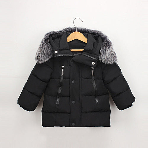 Winter Warm Parkas Coat For Boy