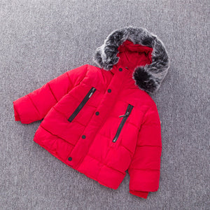 Winter Warm Parkas Coat For Boy