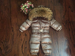 Russian Winter Boys Girls Romper