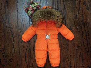 Russian Winter Boys Girls Romper