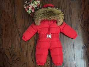 Russian Winter Boys Girls Romper