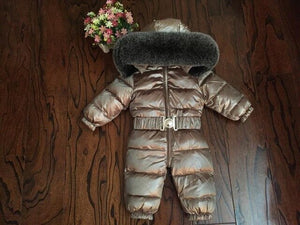 Russian Winter Boys Girls Romper